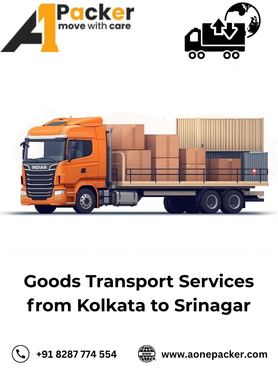 Goods Transport from Kolkata to Srinagar