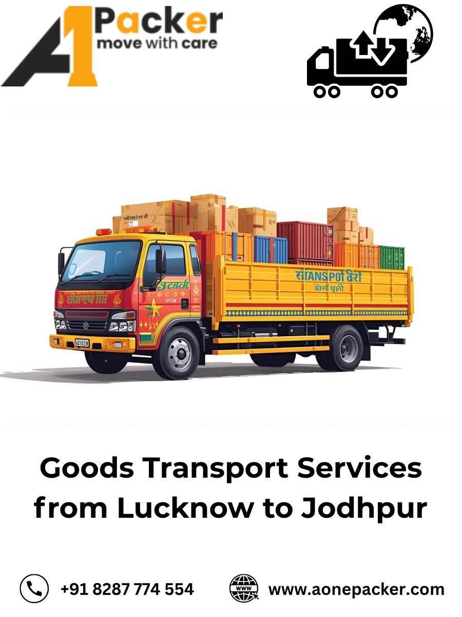 Goods Transport from Lucknow to Jodhpur