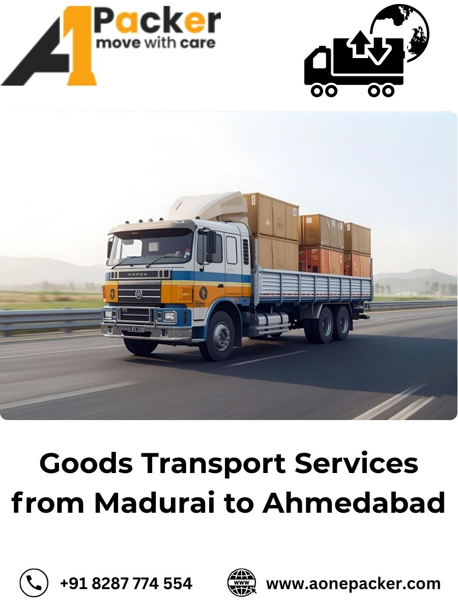 Goods Transport from Madurai to Ahmedabad