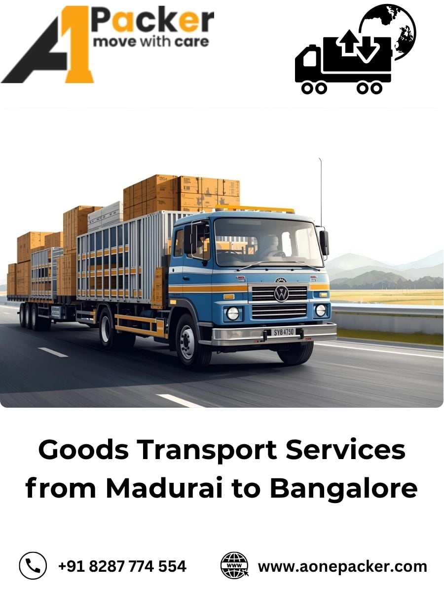 Goods Transport from Madurai to Bangalore