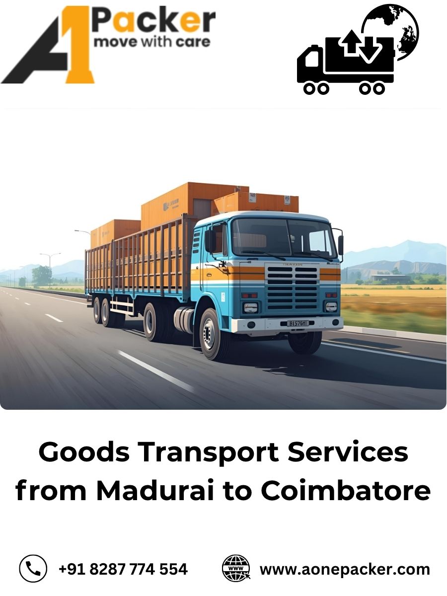 Goods Transport from Madurai to Coimbatore