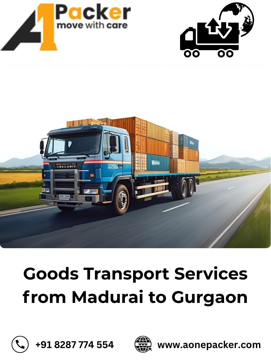 Goods Transport from Madurai to Gurgaon