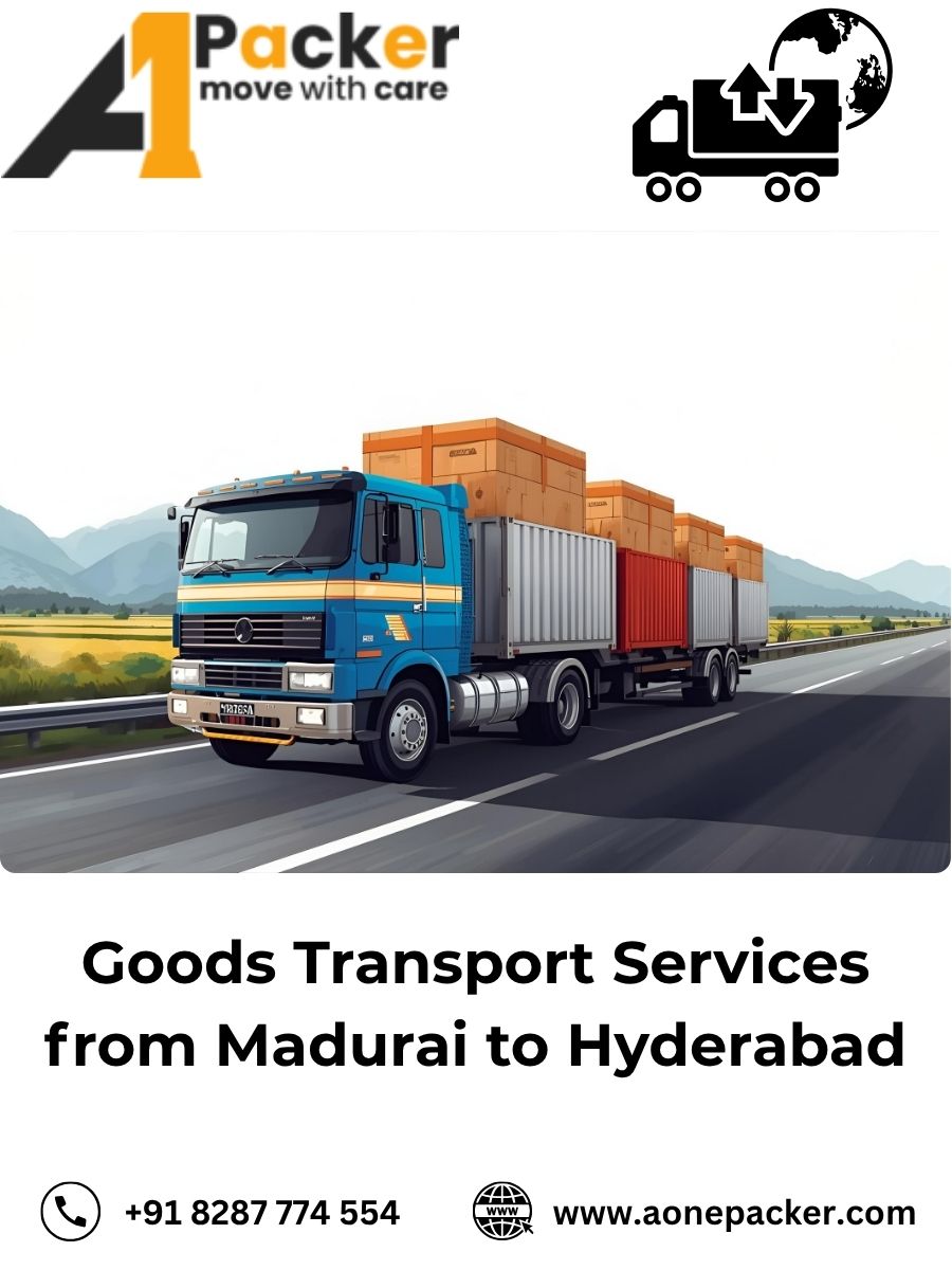 Goods Transport from Madurai to Hyderabad