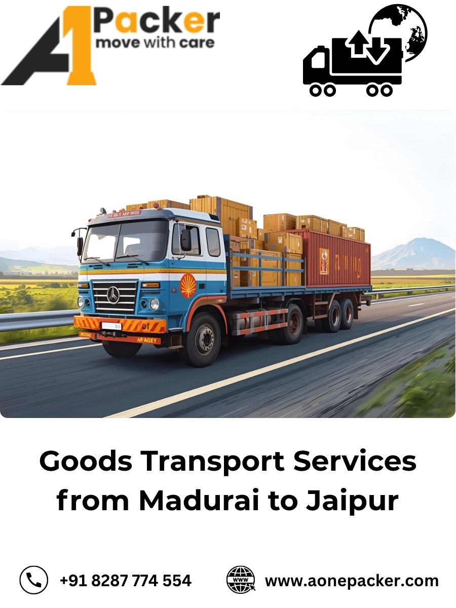 Goods Transport from Madurai to Jaipur