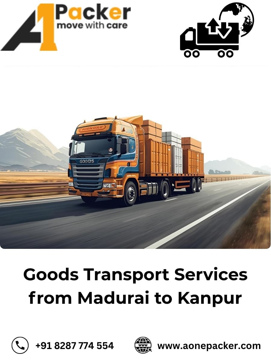 Goods Transport from Madurai to Kanpur