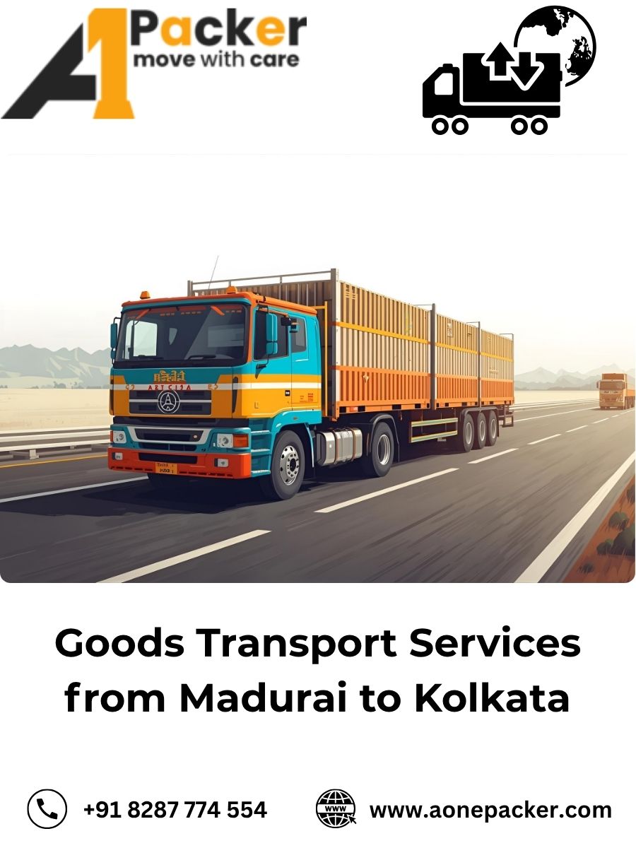 Goods Transport from Madurai to Kolkata