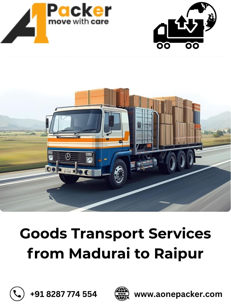 Goods Transport from Madurai to Raipur
