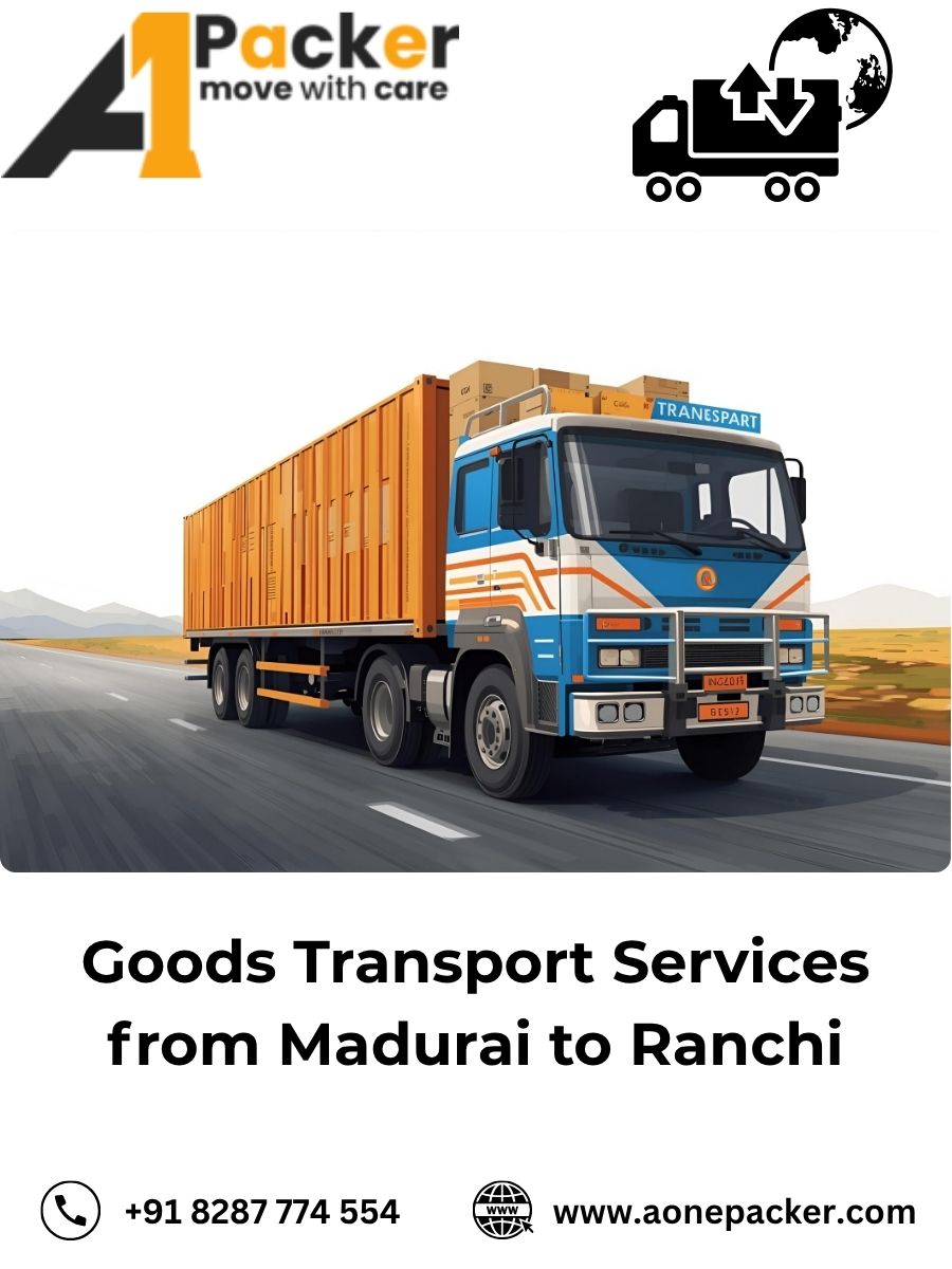 Goods Transport from Madurai to Ranchi