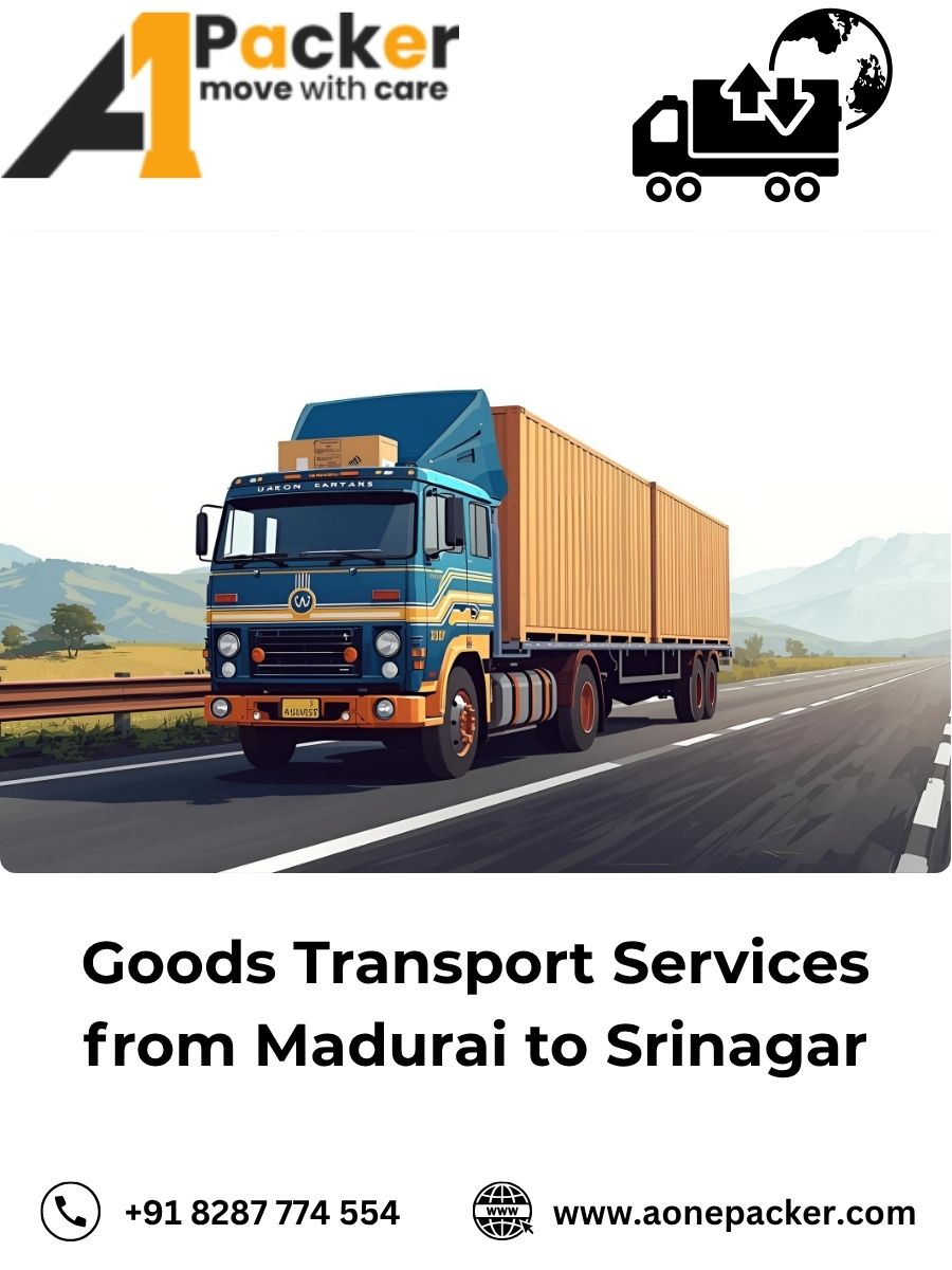 Goods Transport from Madurai to Srinagar