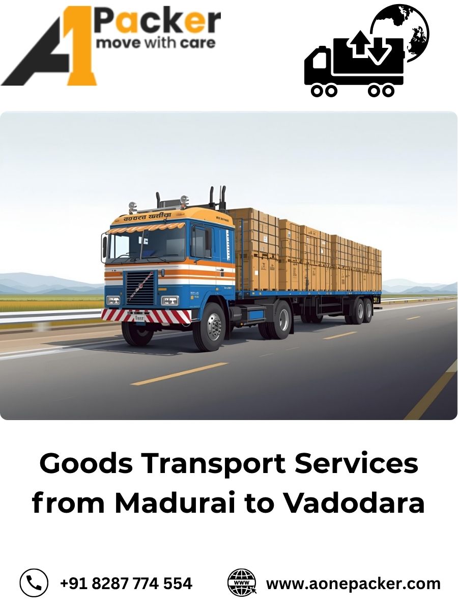 Goods Transport from Madurai to Vadodara