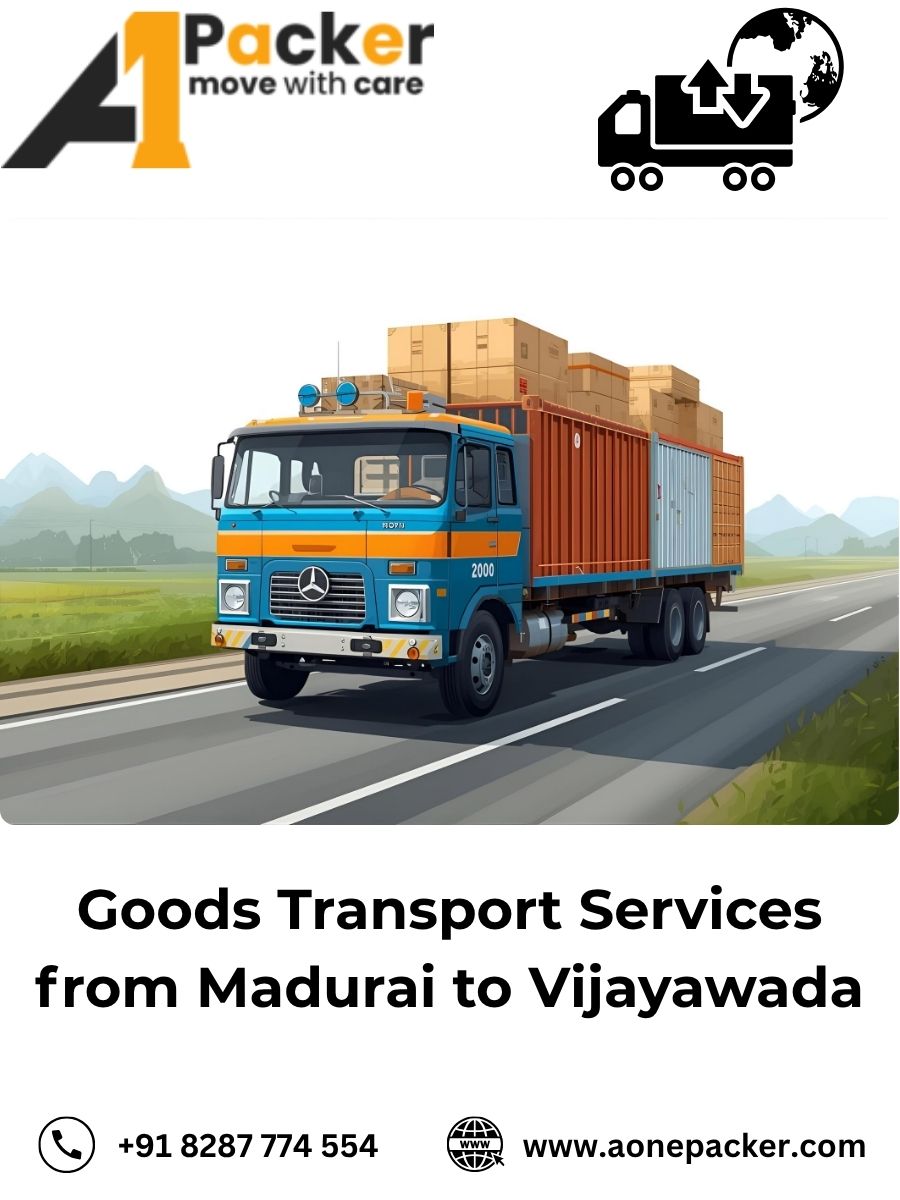 Goods Transport from Madurai to Vijayawada