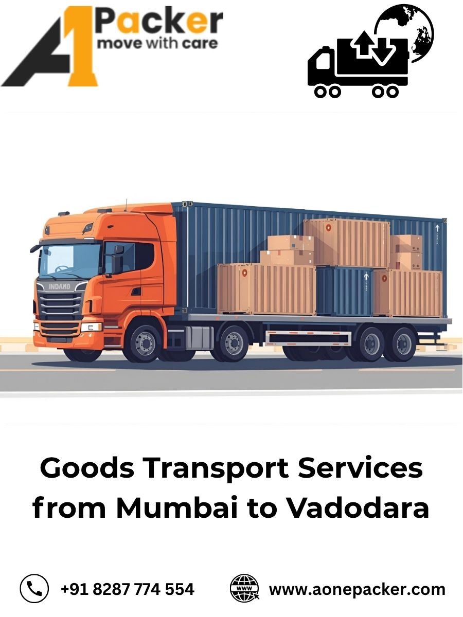 transport cost from Mumbai to Vadodara