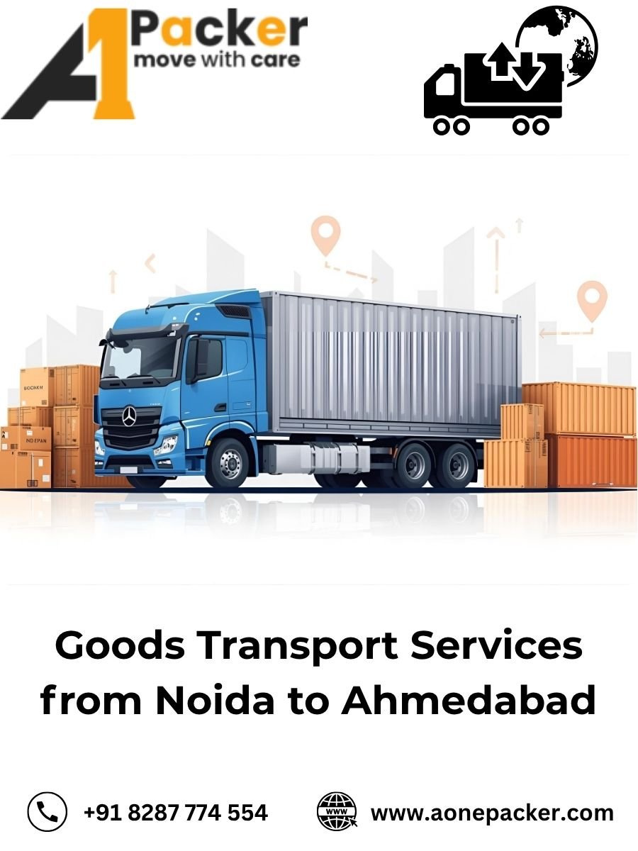 transport cost from Noida to Ahmedabad