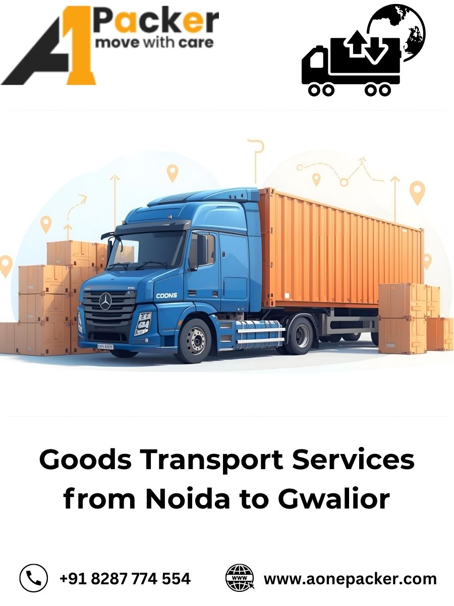 transport cost from Noida to Gwalior