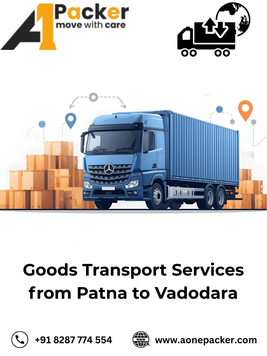 Goods Transport from Patna to Vadodara
