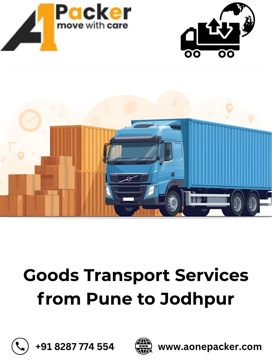 Goods Transport from Pune to Jodhpur