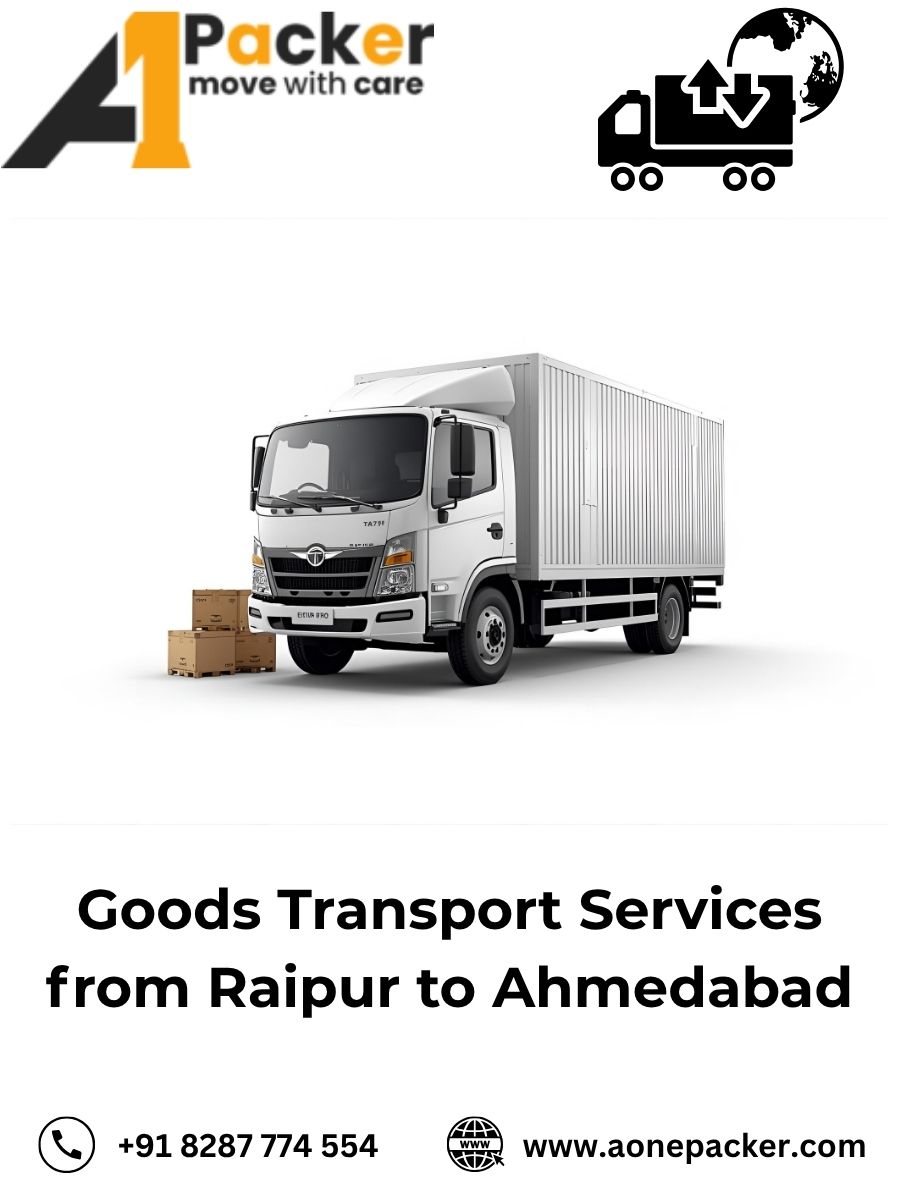 Goods Transport from Raipur to Ahmedabad