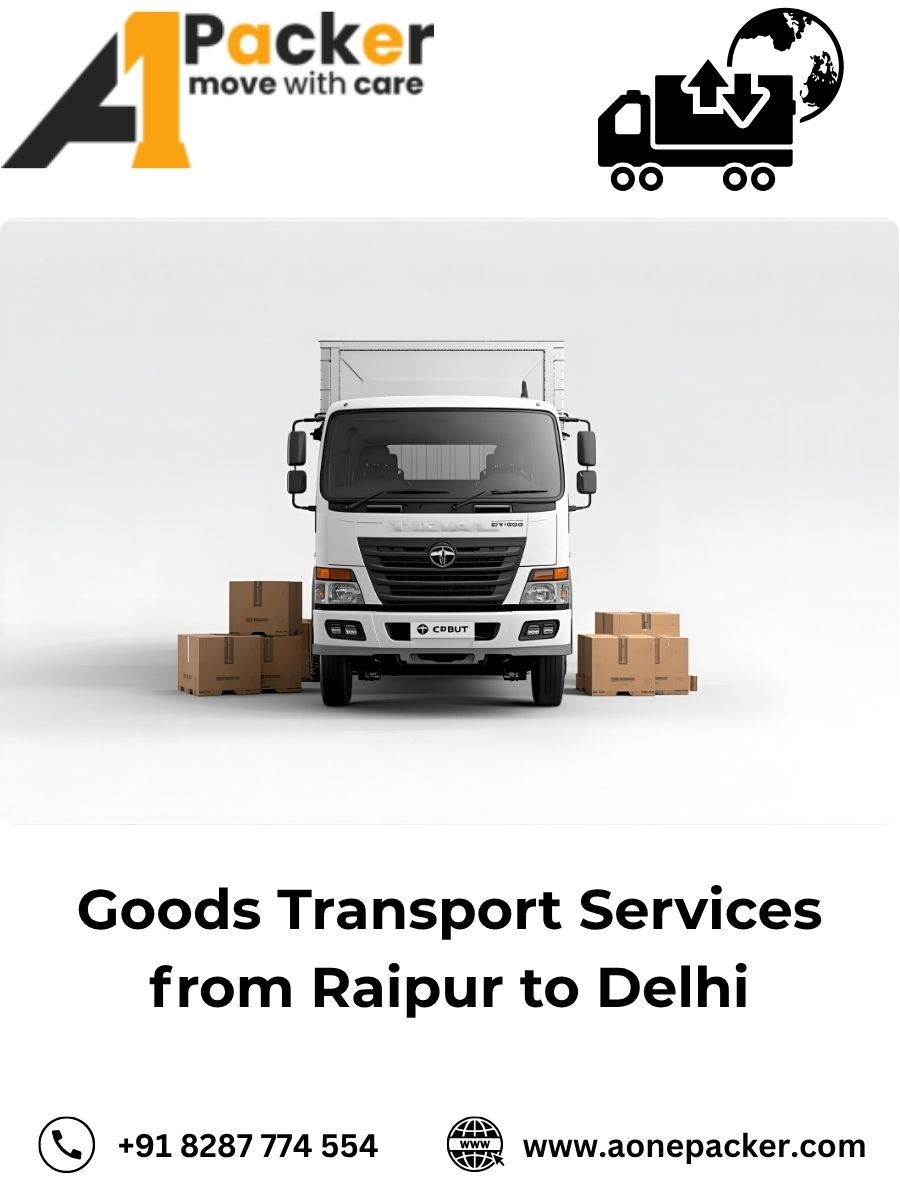 Goods Transport from Raipur to Delhi