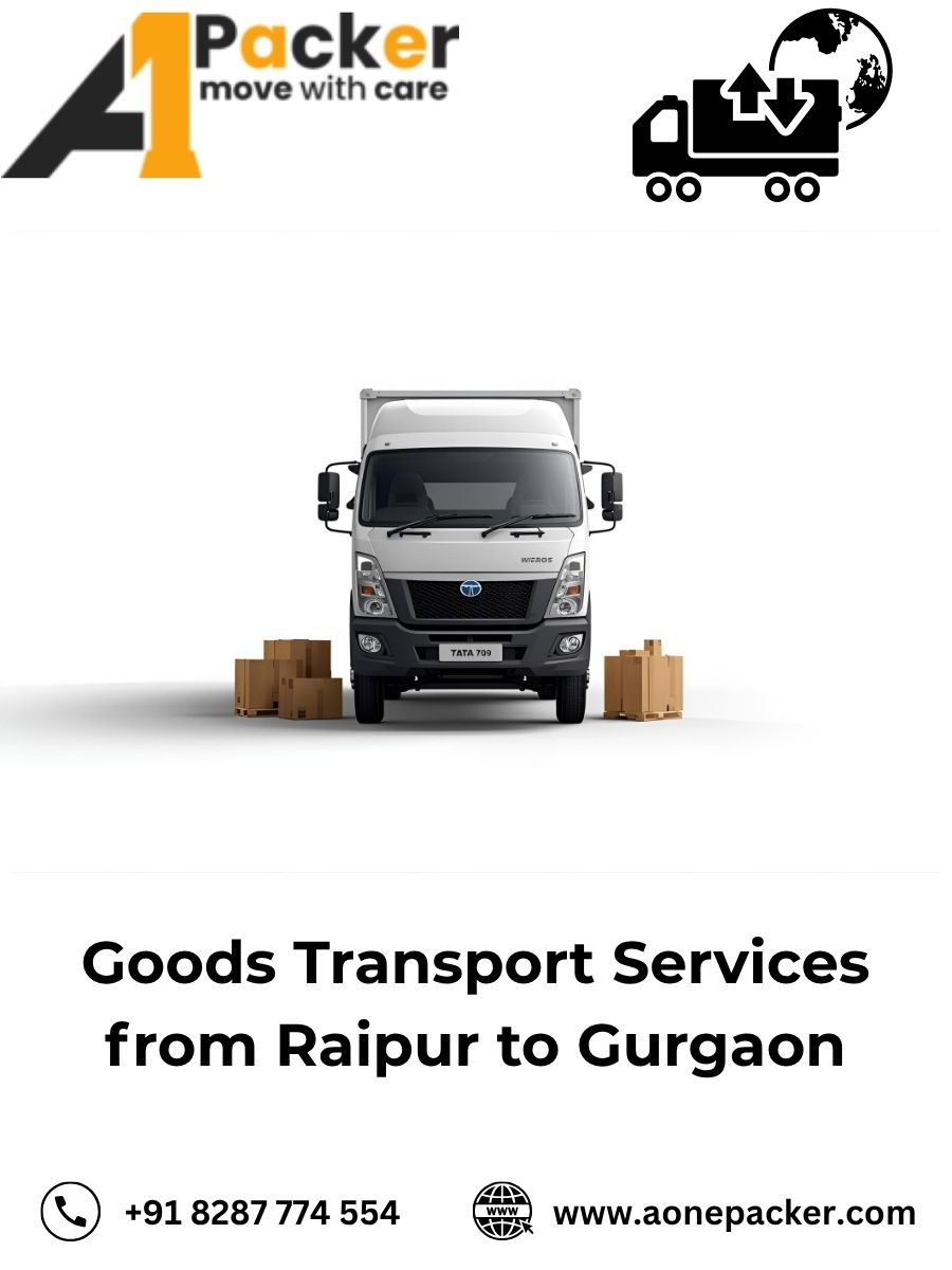 Goods Transport from Raipur to Gurgaon