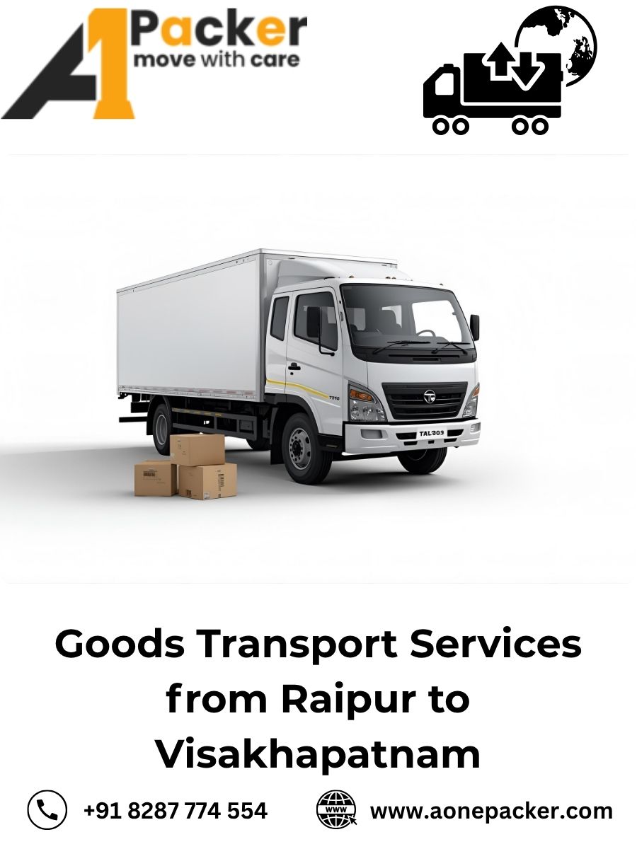 Goods Transport from Raipur to Visakhapatnam