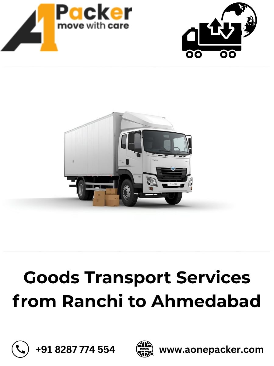 Goods Transport from Ranchi to Ahmedabad