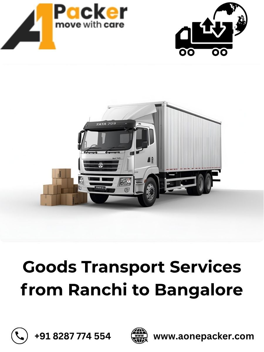 Goods Transport from Ranchi to Bangalore