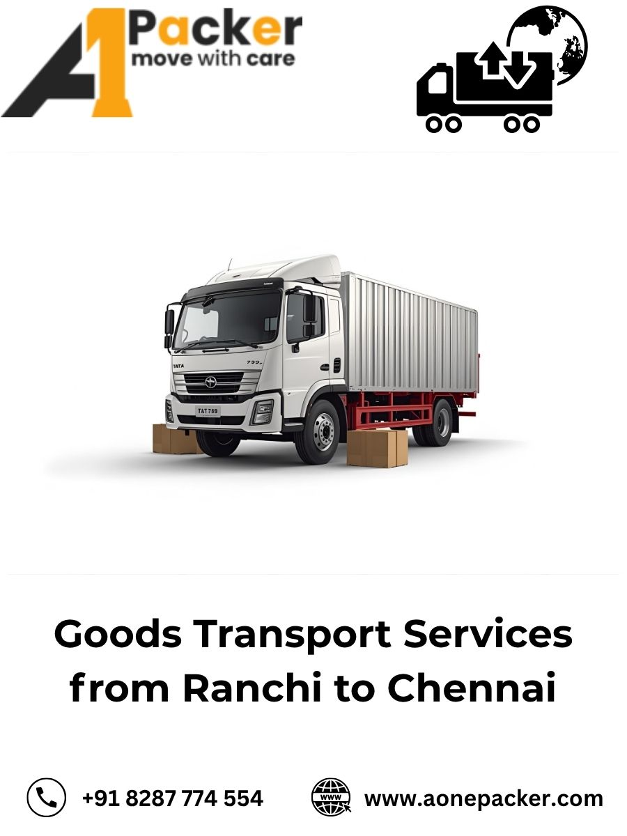 Goods Transport from Ranchi to Chennai