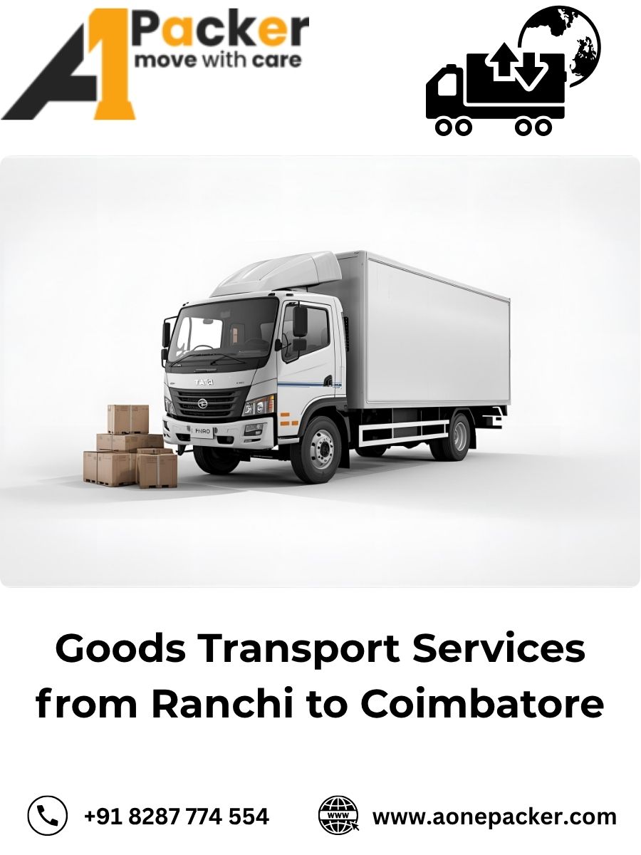 Goods Transport from Ranchi to Coimbatore