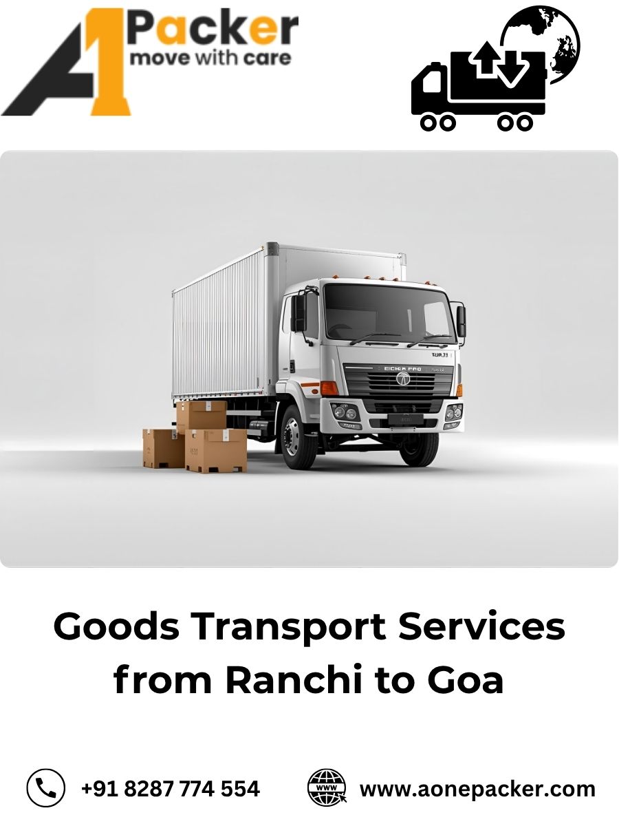 Goods Transport from Ranchi to Goa