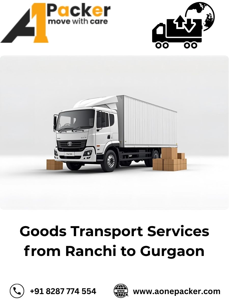 Goods Transport from Ranchi to Gurgaon