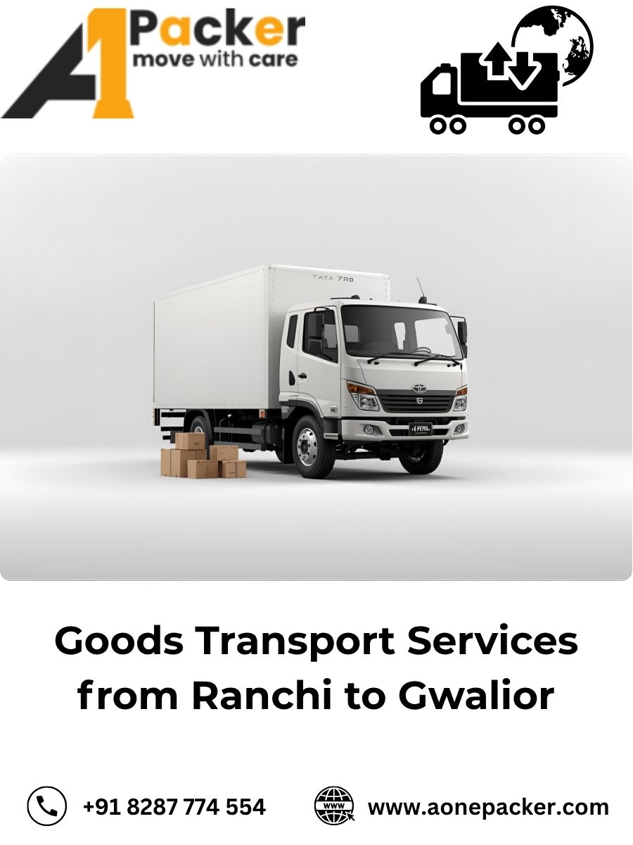 Goods Transport from Ranchi to Gwalior