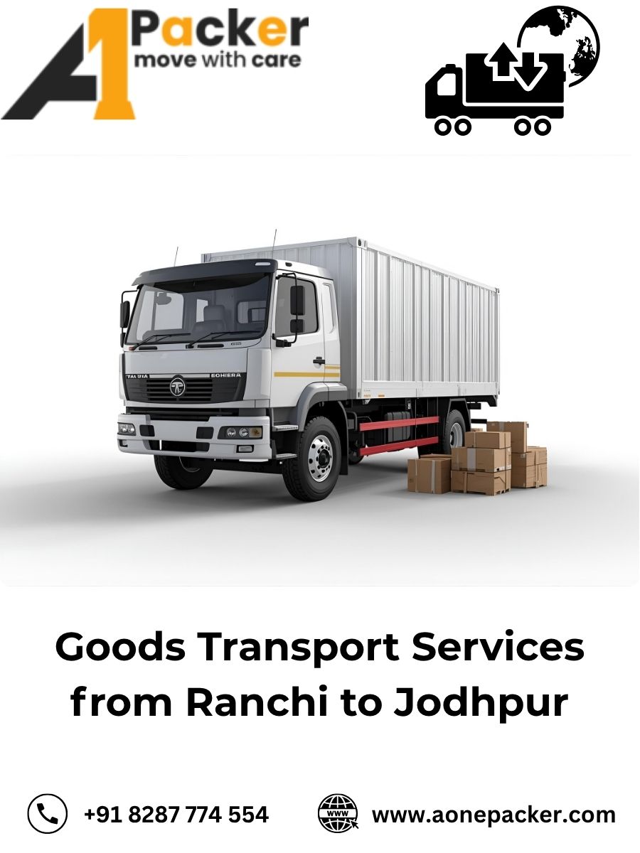 Goods Transport from Ranchi to Jodhpur