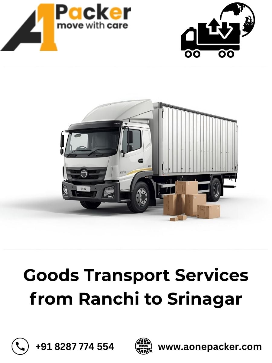 Goods Transport from Ranchi to Srinagar