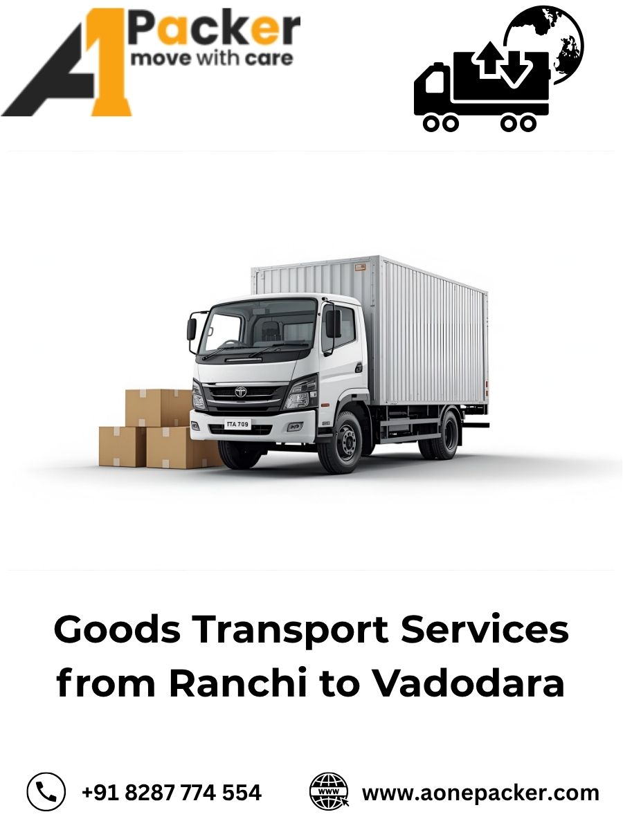 Goods Transport from Ranchi to Vadodara