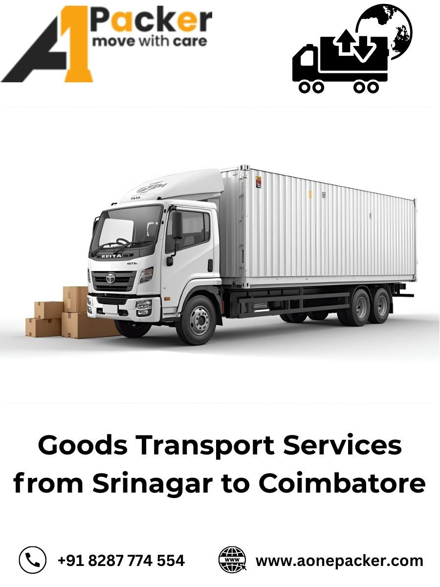 Goods Transport from Srinagar to Coimbatore
