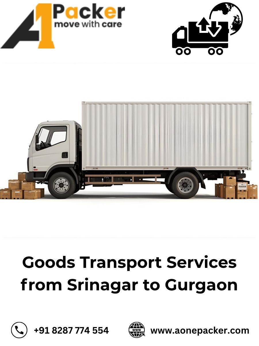 Goods Transport from Srinagar to Gurgaon