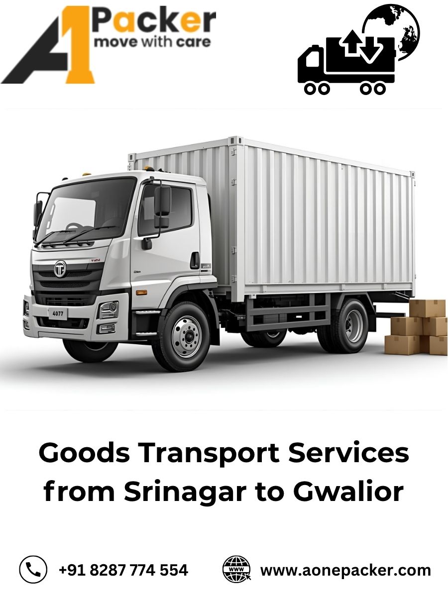 Goods Transport from Srinagar to Gwalior