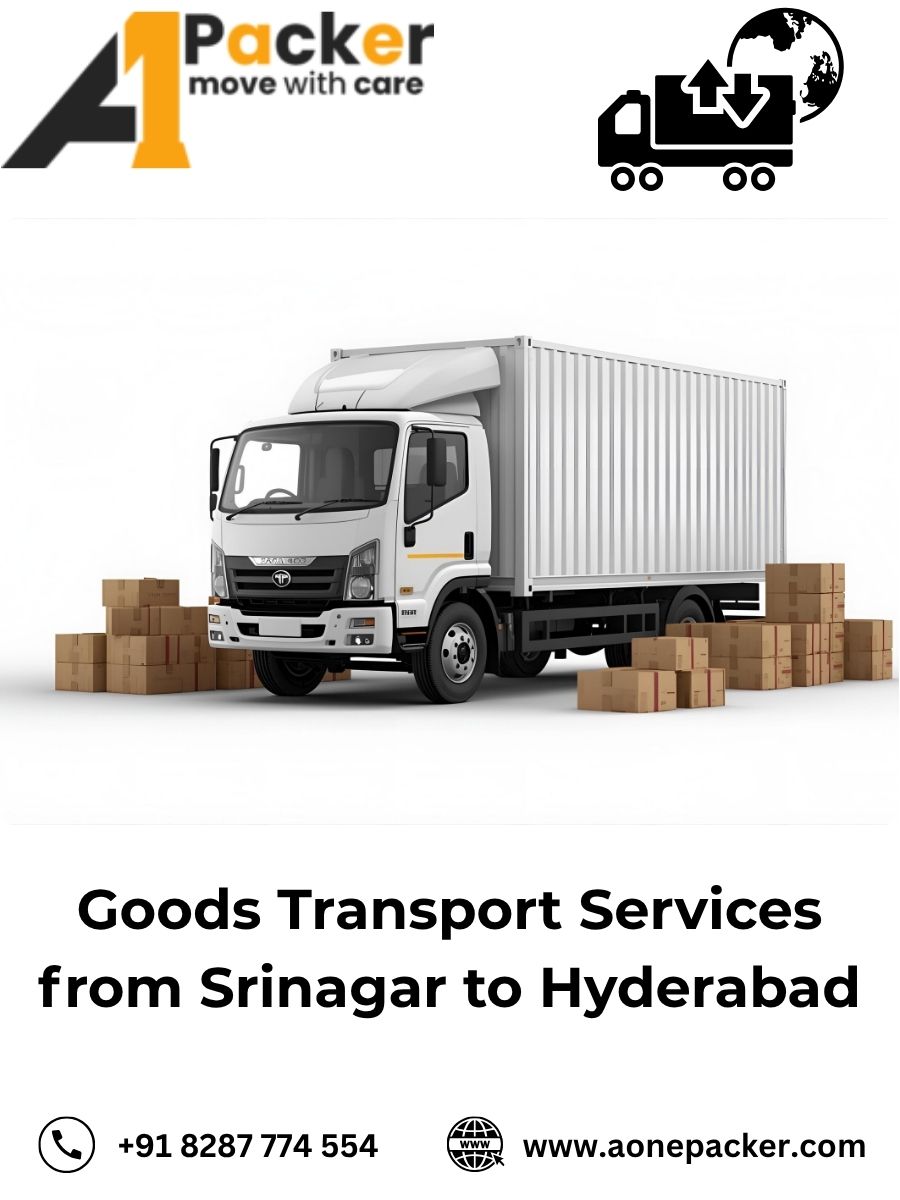 Goods Transport from Srinagar to Hyderabad