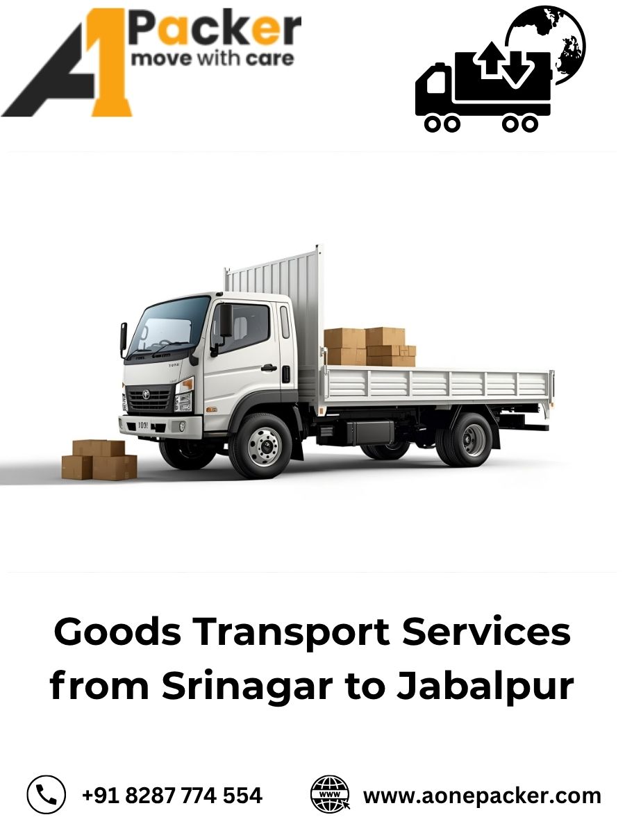 Goods Transport from Srinagar to Jabalpur