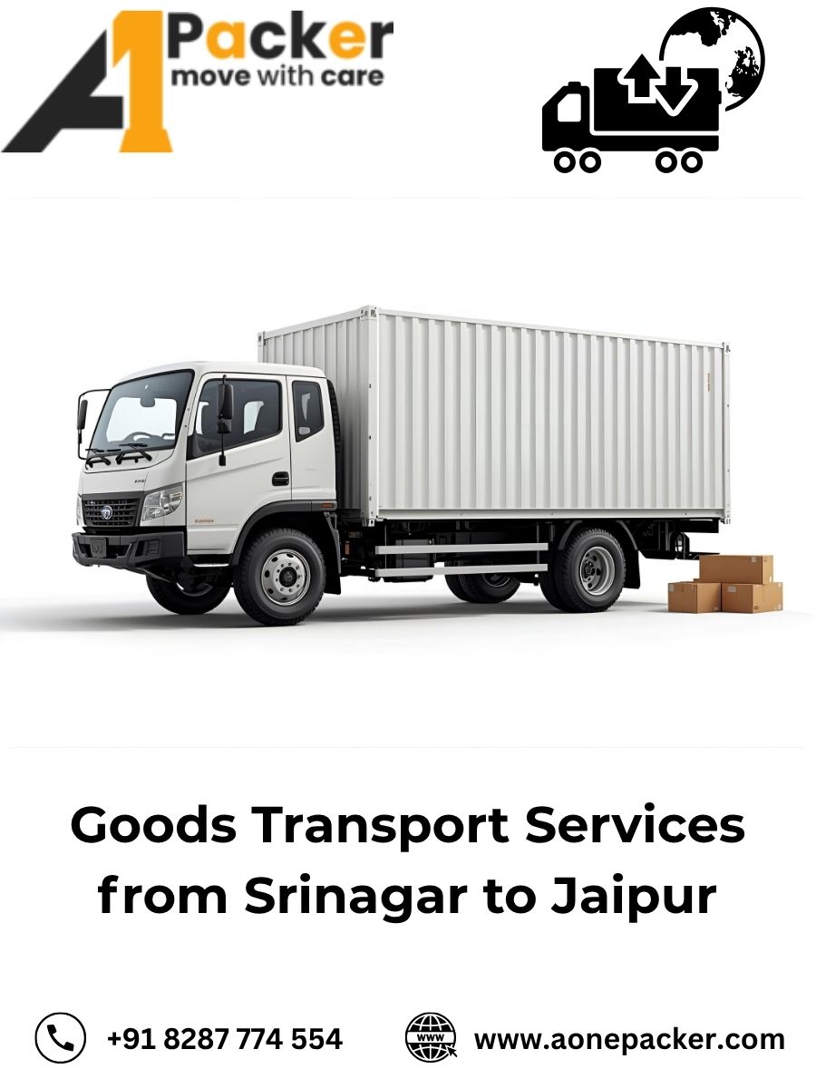 Goods Transport from Srinagar to Jaipur