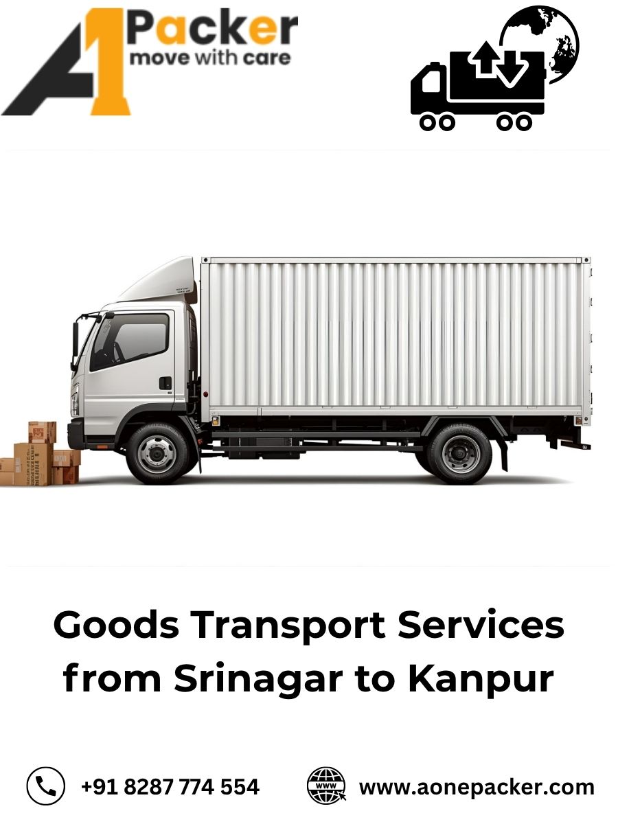 Goods Transport from Srinagar to Kanpur