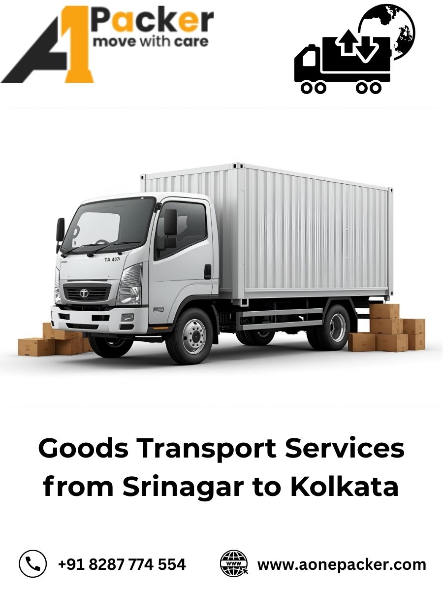 Goods Transport from Srinagar to Kolkata