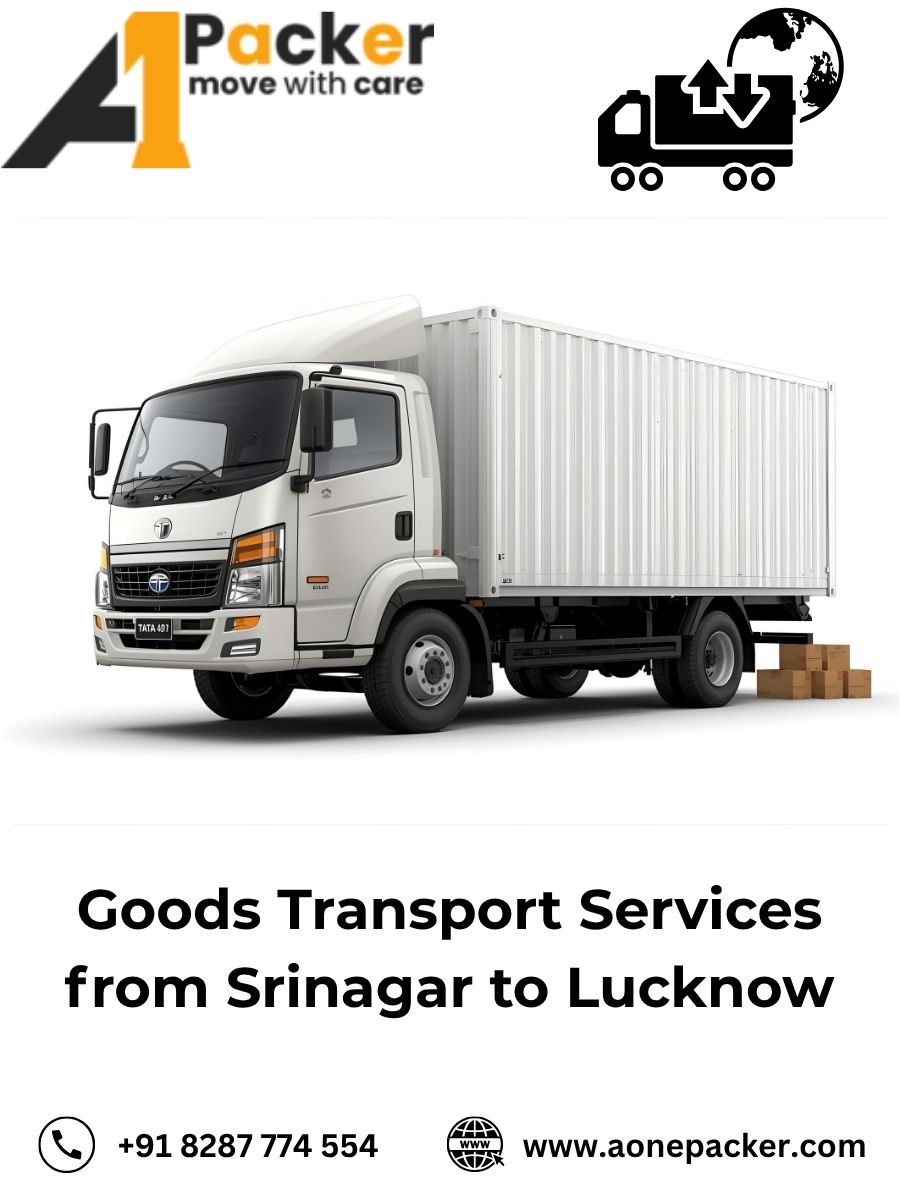 Goods Transport from Srinagar to Lucknow