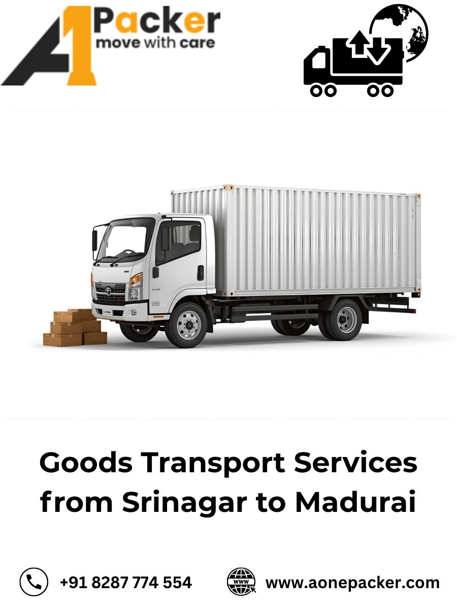 Goods Transport from Srinagar to Madurai