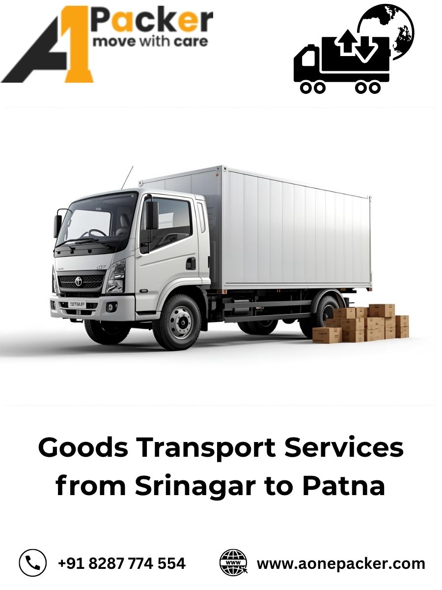 Goods Transport from Srinagar to Patna
