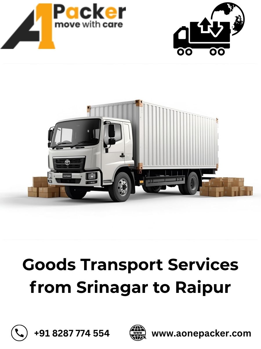 Goods Transport from Srinagar to Raipur