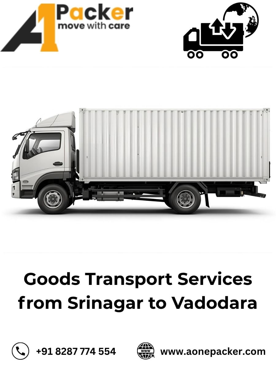 Goods Transport from Srinagar to Vadodara