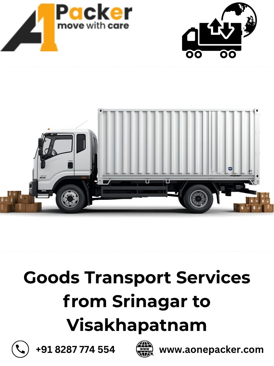 Goods Transport from Srinagar to Visakhapatnam
