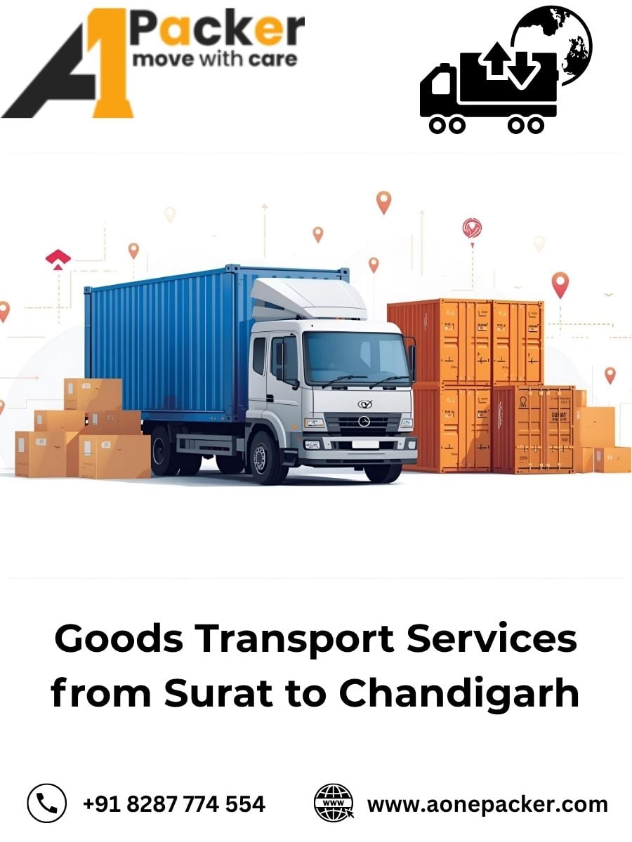 Goods Transport from Surat to Chandigarh