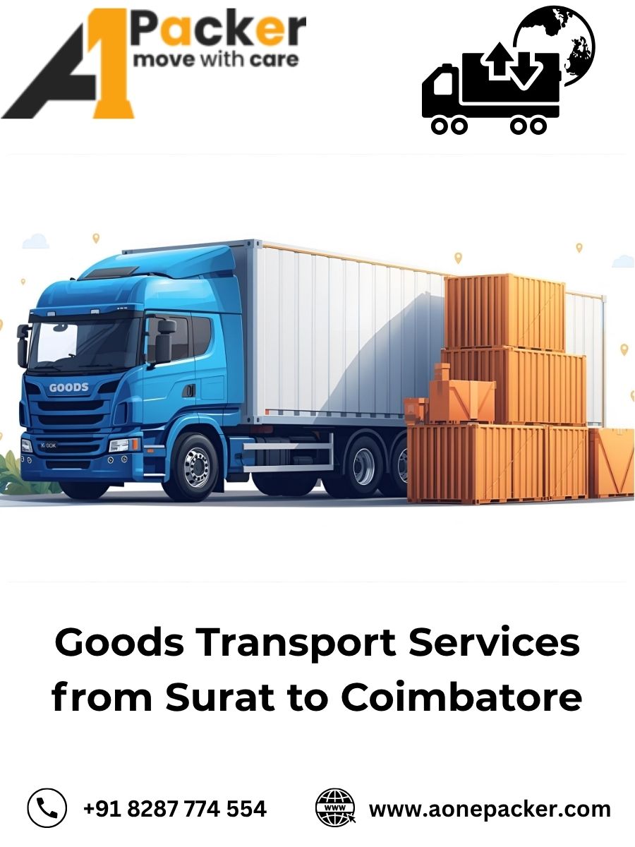 Goods Transport from Surat to Coimbatore
